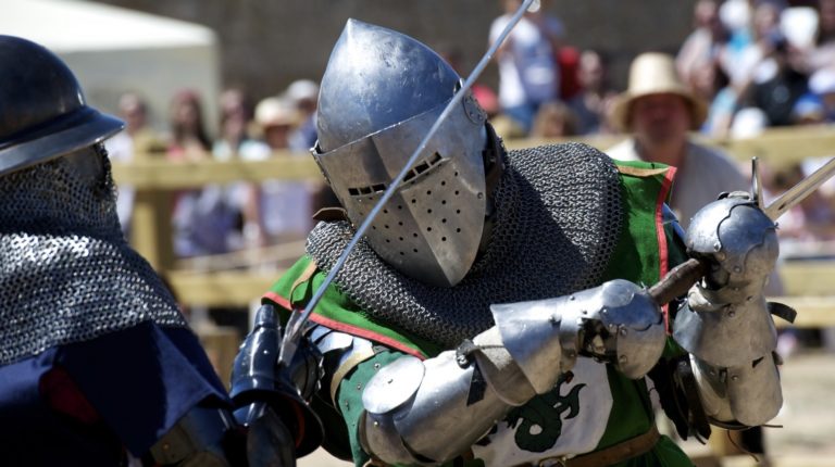 how did medieval knights train