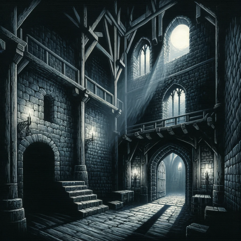 medieval dungeon at night 2
