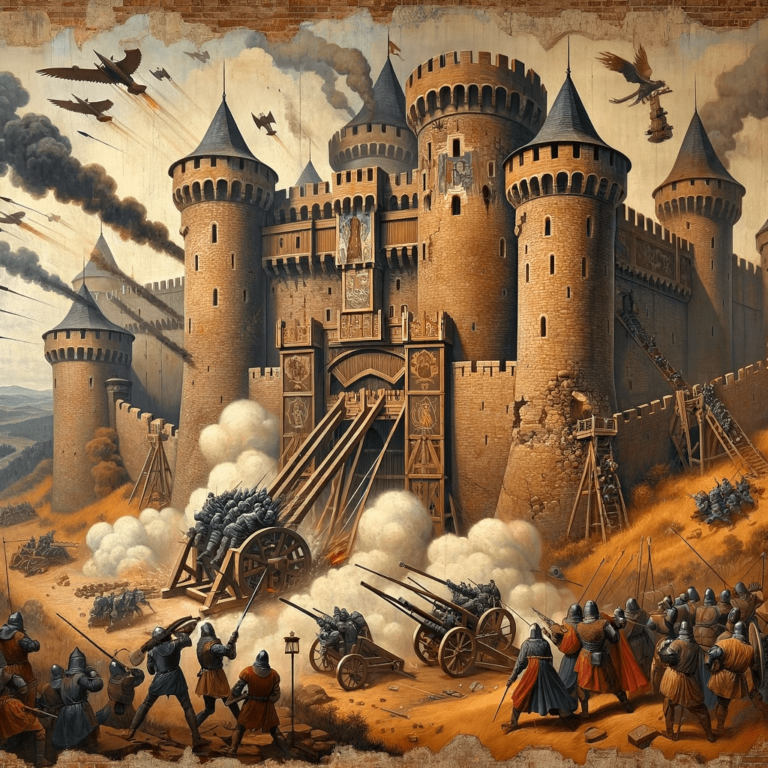 medieval castle warfare