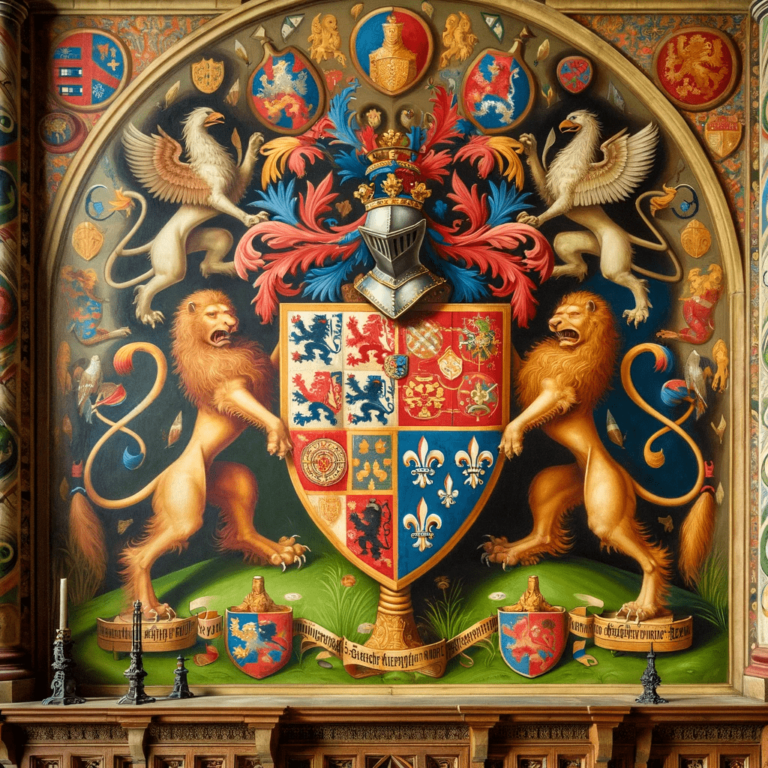medieval heraldic shield