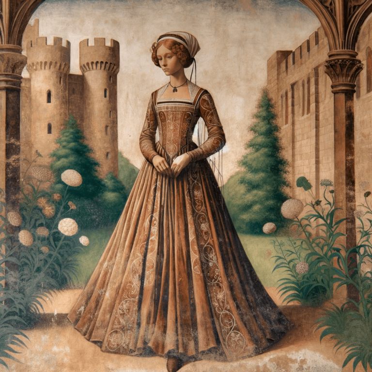medieval women clothing